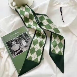 Argyle Grove - Scarf Hijau Klasik